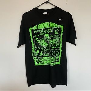Rob Zombie Shirt Mens Small Black The Ghoul Show 2010 Band Tee Medium